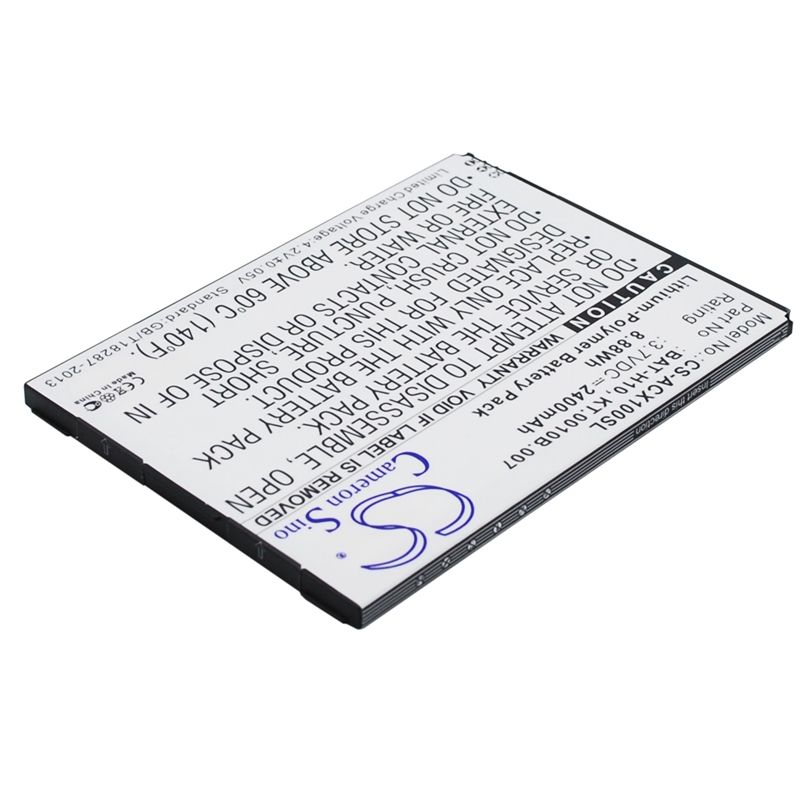 Li-Polymer Battery fits Acer, liquid x1, s53 3.7V, 2400mAh Mobile & SmartPhone Cameron Sino Technology Limited