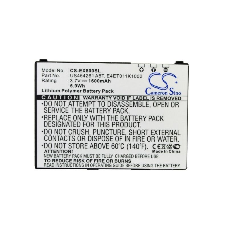 Li-Polymer Battery fits Acer, tempo m900, e-ten, glofiish m750 3.7V, 1600mAh Communications Cameron Sino Technology Limited