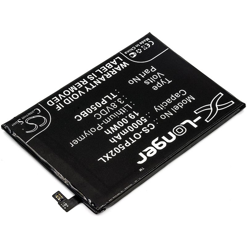 Li-Polymer Battery fits Alcatel, 5023f, one touch pixi 4 plus power, one touch pixi 4 plus power dual sim 3.8V, 5000mAh Mobile & SmartPhone Cameron Sino Technology Limited