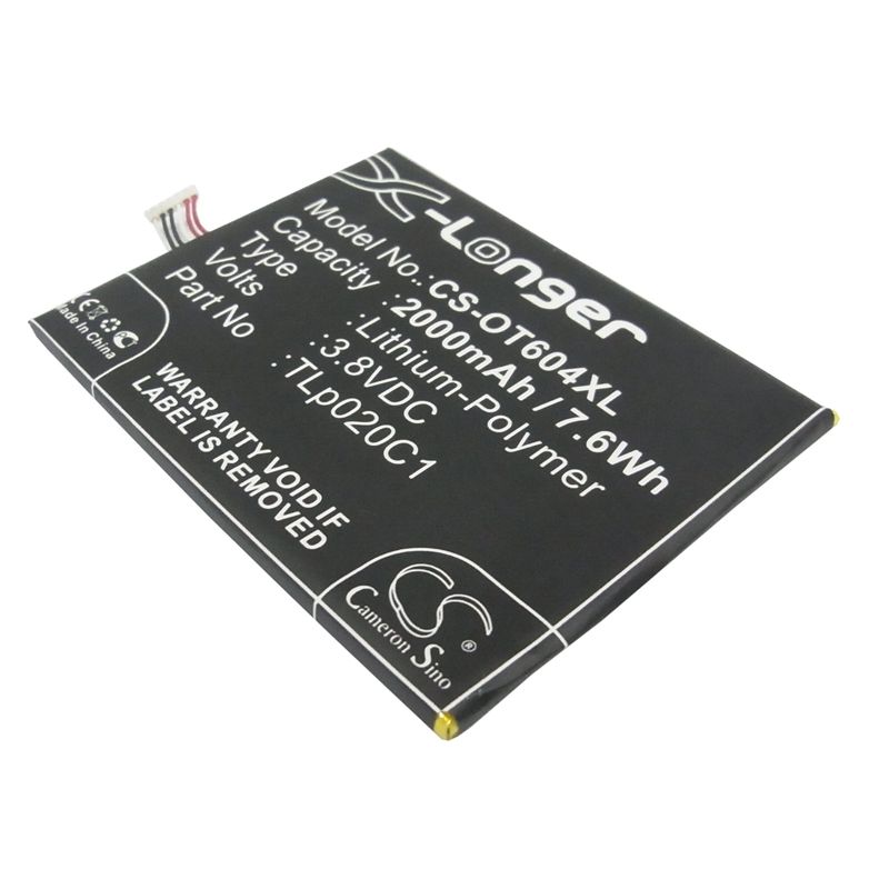 Li-polymer Battery Fits Alcatel, 6039s-2aalus7, One Touch Idol 2, One Touch Idol Alpha 3.8v, 2000mah Mobile & SmartPhone Cameron Sino Technology Limited