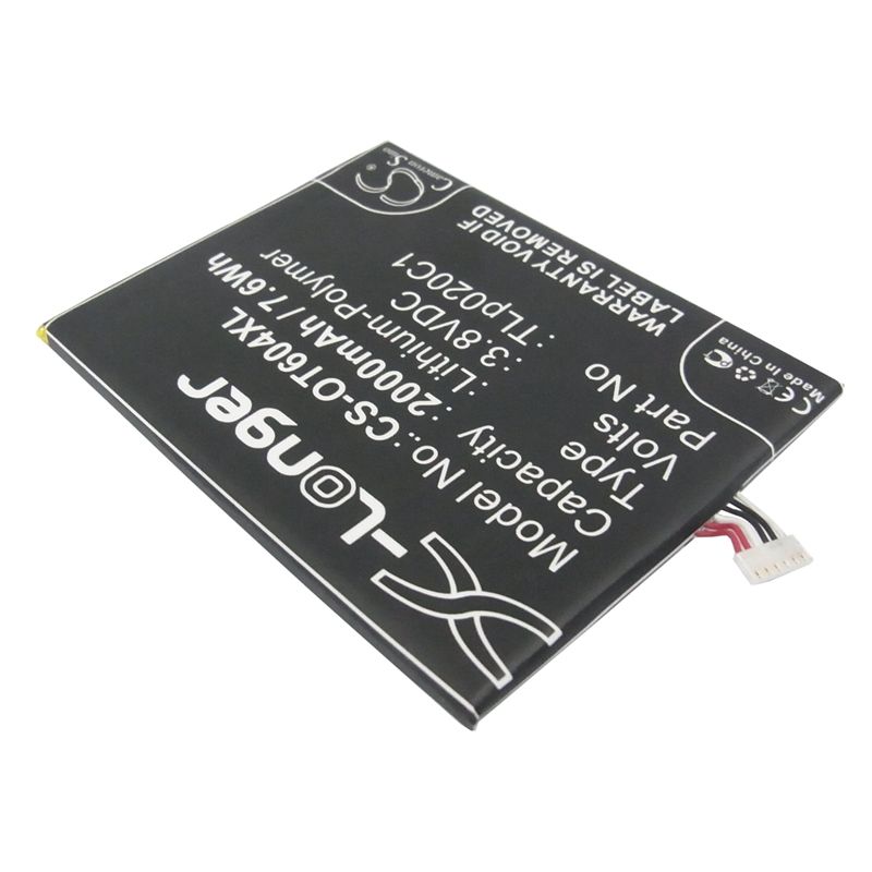 Li-polymer Battery Fits Alcatel, 6039s-2aalus7, One Touch Idol 2, One Touch Idol Alpha 3.8v, 2000mah Mobile & SmartPhone Cameron Sino Technology Limited