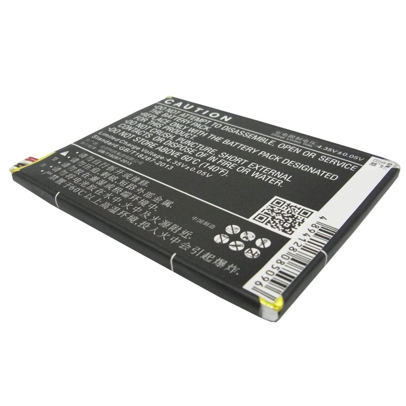Li-polymer Battery Fits Alcatel, 7046t,7048, 7048a 3.8v, 2500mah Mobile & SmartPhone Cameron Sino Technology Limited
