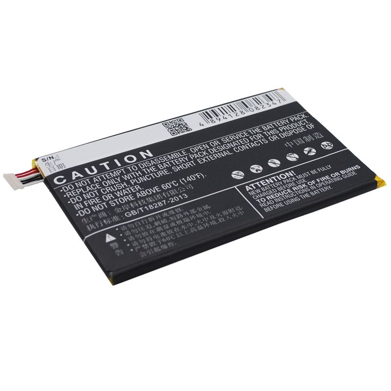 Li-Polymer Battery fits Alcatel, a995l, hero n3, one touch 8020 3.8V, 3400mAh Mobile & SmartPhone Cameron Sino Technology Limited