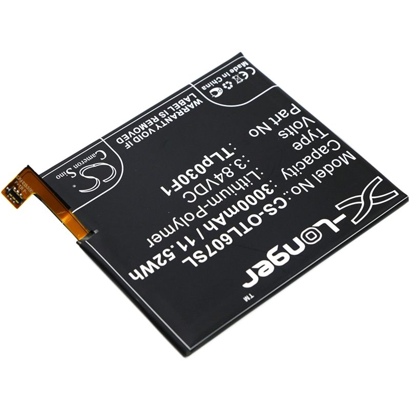 Li-polymer Battery Fits Alcatel, Idol 4 Pro, Idol 4s Dual Sim, One Touch Idol 4 Pro 3.84v, 3000mah Mobile & SmartPhone Cameron Sino Technology Limited