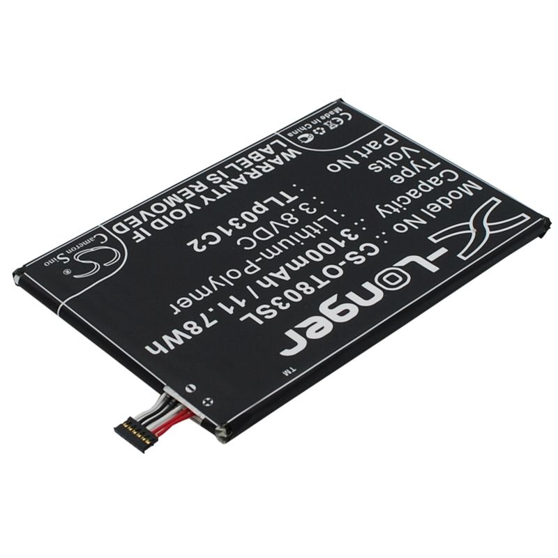 Li-Polymer Battery fits Alcatel, m811, m812, m812c 3.8V, 3100mAh Mobile & SmartPhone Cameron Sino Technology Limited