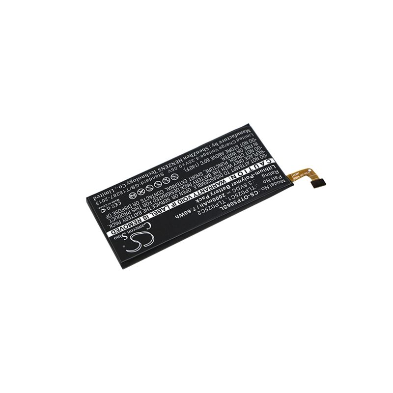 Li-Polymer Battery fits Alcatel, one touch allure, one touch fierce 4, one touch idol 3 5.5 3.8V, 2000mAh Mobile & SmartPhone Cameron Sino Technology Limited