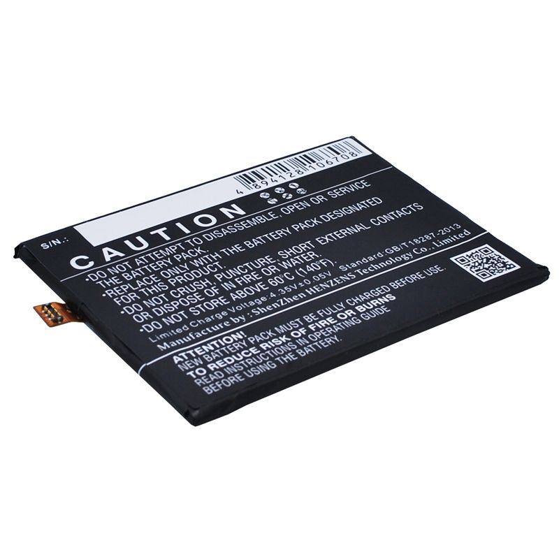 Li-Polymer Battery fits Alcatel, one touch flash plus, ot-7054, ot-7054t 3.8V, 3300mAh Mobile & SmartPhone Cameron Sino Technology Limited
