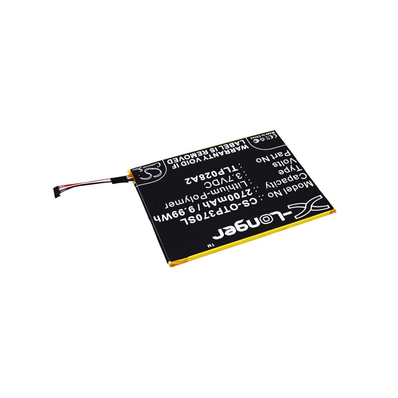 Li-Polymer Battery fits Alcatel, one touch icin, one touch pixi 3 (7) lte, one touch pixi 3 7.0 4g 3.7V, 2700mAh Mobile & SmartPhone Cameron Sino Technology Limited