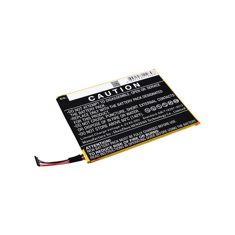 Li-Polymer Battery fits Alcatel, one touch icin, one touch pixi 3 (7) lte, one touch pixi 3 7.0 4g 3.7V, 2700mAh Mobile & SmartPhone Cameron Sino Technology Limited