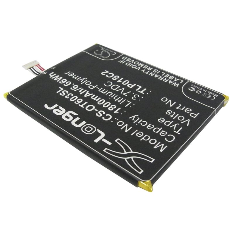 Li-Polymer Battery fits Alcatel, one touch idol ultra, ot-6033, ot-6033x 3.7V, 1800mAh Mobile & SmartPhone Cameron Sino Technology Limited