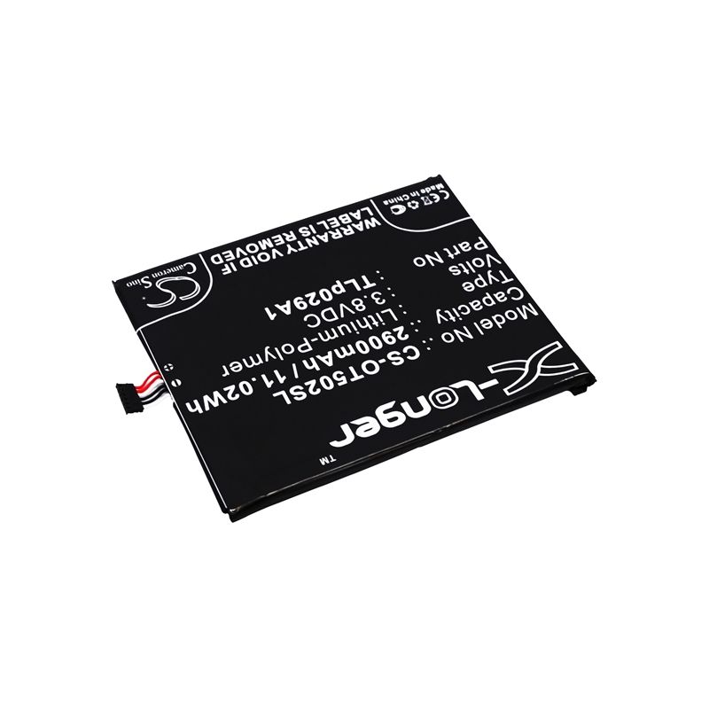 Li-Polymer Battery fits Alcatel, one touch pop 3 5.5, ot-5025, ot-5025d 3.8V, 2900mAh Mobile, SmartPhone Cameron Sino Technology Limited (Suspended)