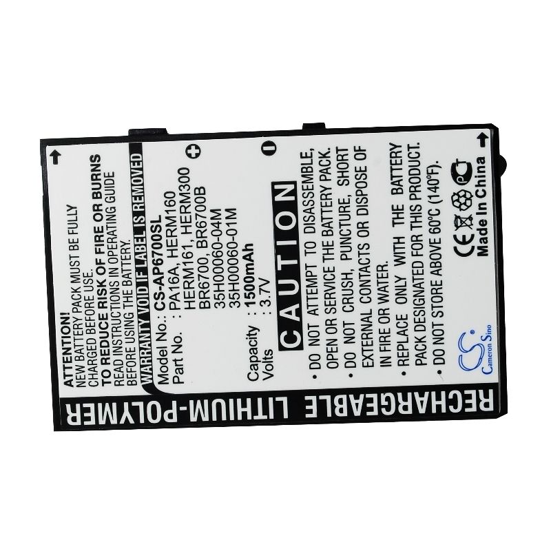 Li-Polymer Battery fits Alltel, ppc6700, audiovox, ppc6700 3.7V, 1500mAh Communications Cameron Sino Technology Limited (Suspended)