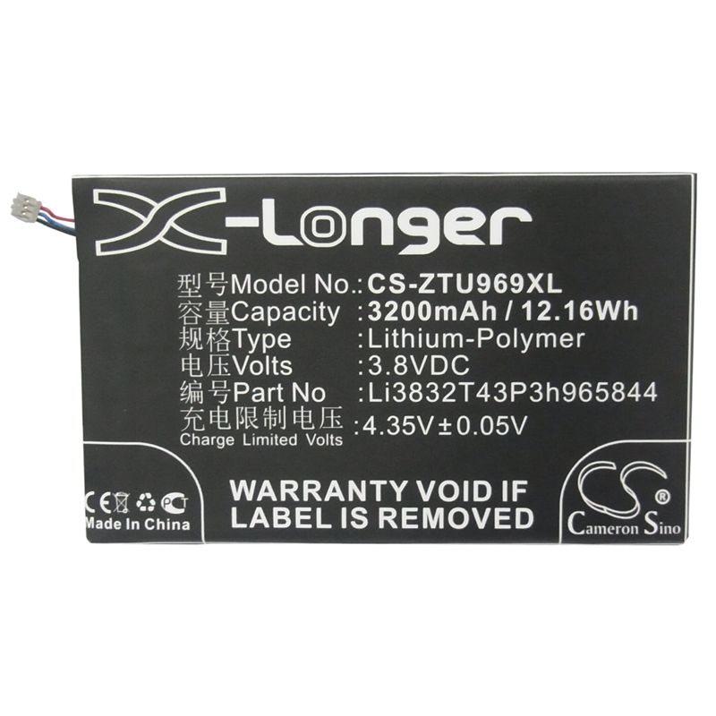 Li-Polymer Battery fits Amazing, a7, boostmobile, max 3.8V, 3200mAh Mobile & SmartPhone Cameron Sino Technology Limited