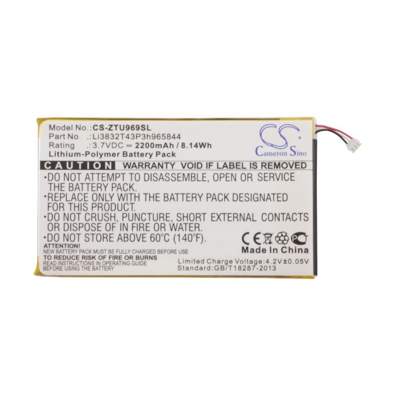 Li-Polymer Battery fits Amazing, a7, boostmobile, max 3.7V, 2200mAh Communications Cameron Sino Technology Limited (Suspended)