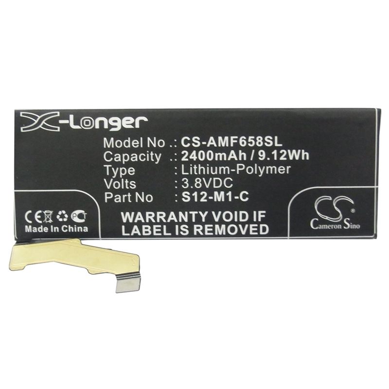 Li-polymer Battery Fits Amazon, 6581a, Fire Phone, Fire Phone 32gb 3.8v, 2400mah Mobile & SmartPhone Cameron Sino Technology Limited