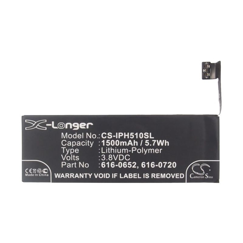 Li-polymer Battery Fits Apple, A1234, A1457, A1516 3.8v, 1500mah Mobile & SmartPhone Cameron Sino Technology Limited