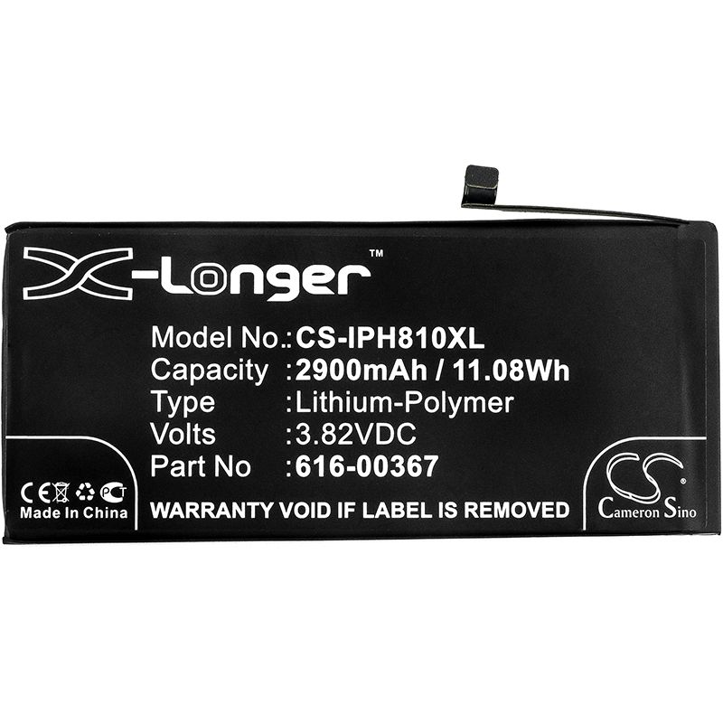 Li-Polymer Battery fits Apple, a1864, iphone 8 plus, iphone 8+ 3.82V, 2900mAh Mobile & SmartPhone Cameron Sino Technology Limited