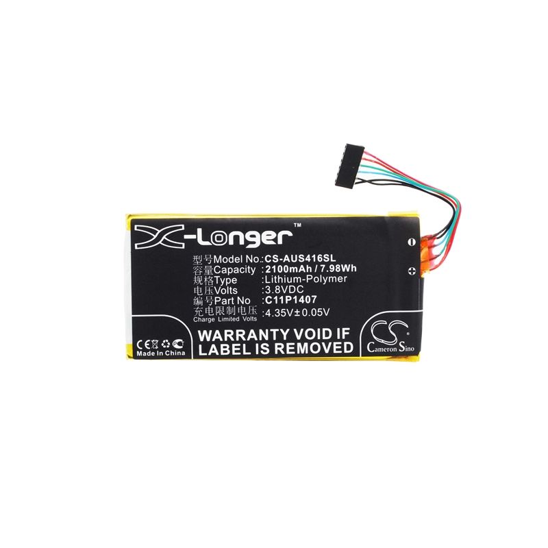 Li-Polymer Battery fits Asus, c11phjm, padfone x mini station, s416 3.8V, 2100mAh Mobile & SmartPhone Cameron Sino Technology Limited