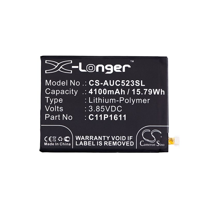 Li-polymer Battery Fits Asus, Zc520tl, Zenfone 3 Max 5.2, Zenfone 3 Max 5.2 Dual Sim 3.85v, 4100mah Mobile & SmartPhone Cameron Sino Technology Limited
