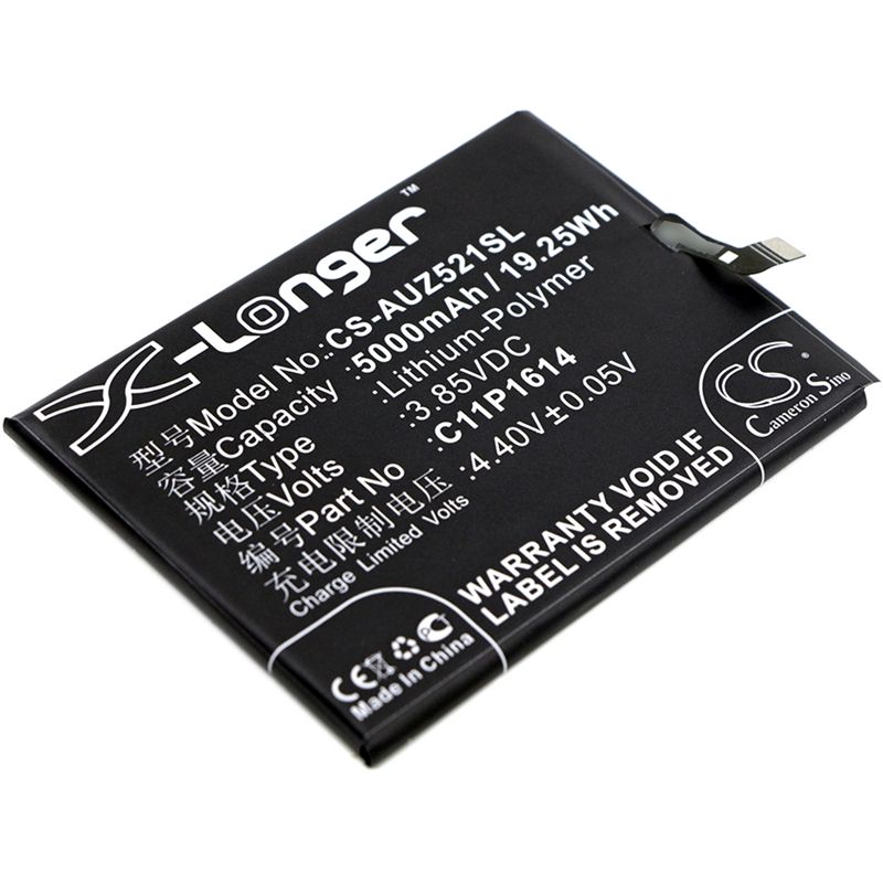 Li-Polymer Battery fits Asus, zc521tl, zenfone 3s max, zenfone 3s max dual sim td-lte in 3.85V, 5000mAh Mobile & SmartPhone Cameron Sino Technology Limited
