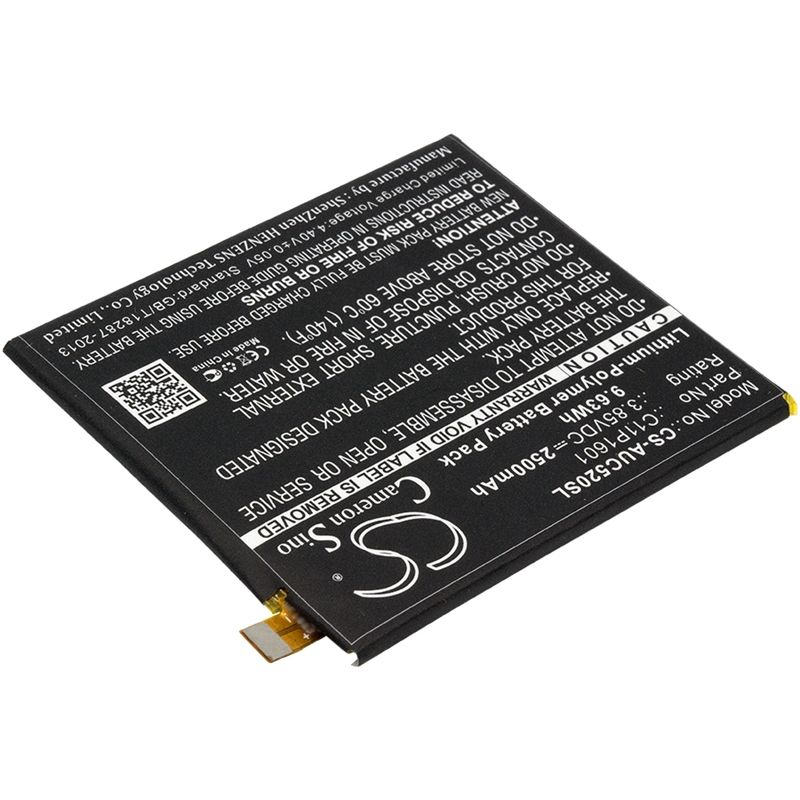 Li-Polymer Battery fits Asus, ze520kl, zenfone 3 5.2, zenfone 3 5.2 dual sim 3.85V, 2500mAh Mobile & SmartPhone Cameron Sino Technology Limited