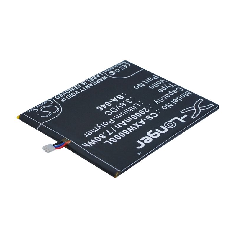 Li-Polymer Battery fits Aux, s6, v950, w6 3.8V, 2000mAh Communications Cameron Sino Technology Limited (Suspended)