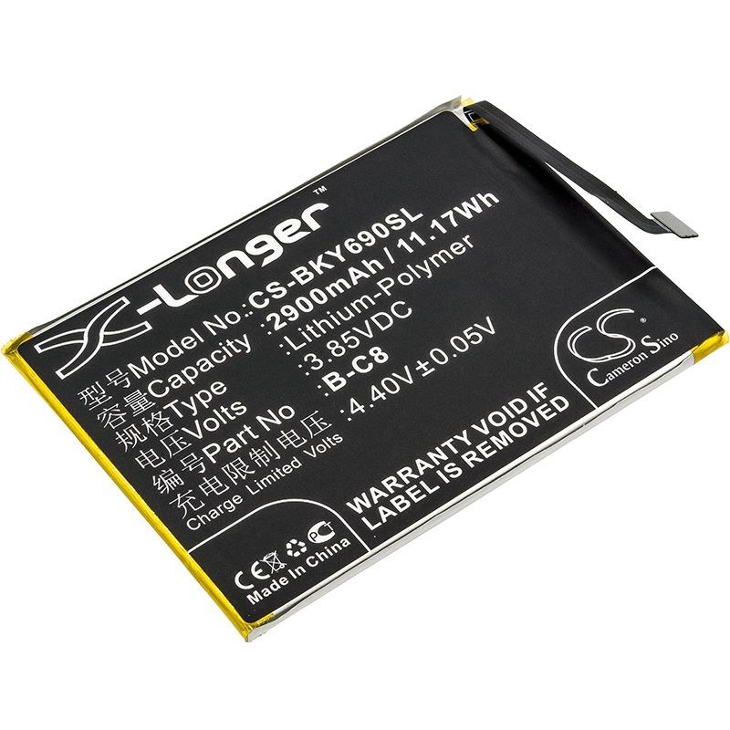 Li-Polymer Battery fits Bbk,1714, vivo y69, vivo y69 dual sim 3.85V, 2900mAh Mobile & SmartPhone Cameron Sino Technology Limited
