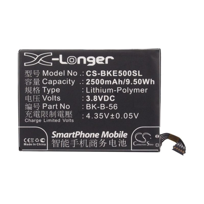 Li-Polymer Battery fits Bbk, vivo e5 3.8V, 2500mAh Communications Cameron Sino Technology Limited (Suspended)