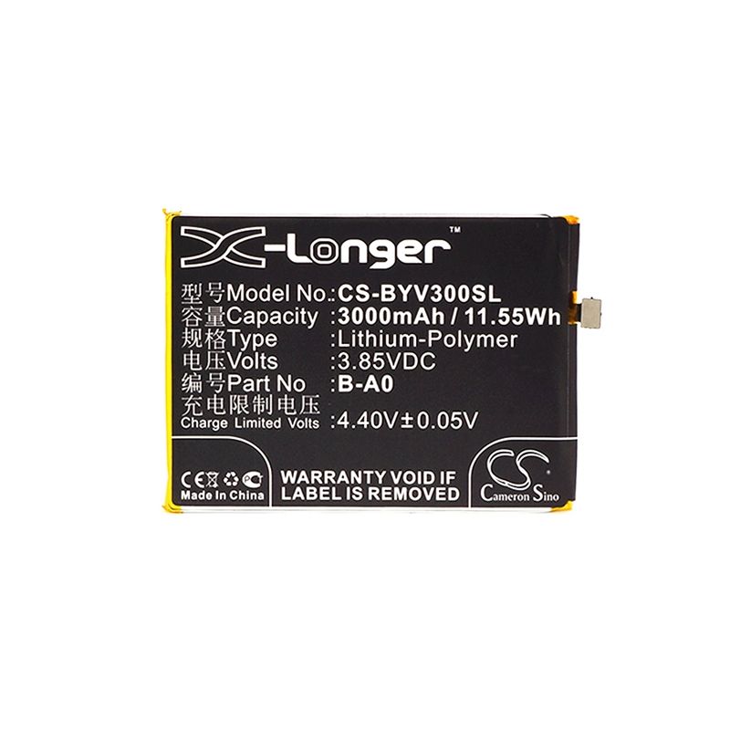 Li-Polymer Battery fits Bbk, vivo v3 max, vivo v3 max+ 3.85V, 3000mAh Mobile & SmartPhone Cameron Sino Technology Limited