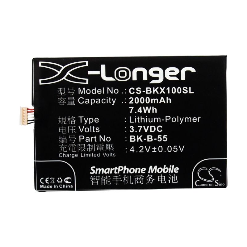 Li-Polymer Battery fits Bbk, vivo x1, vivo x1s, vivo x1st 3.7V, 2000mAh Communications Cameron Sino Technology Limited (Suspended)