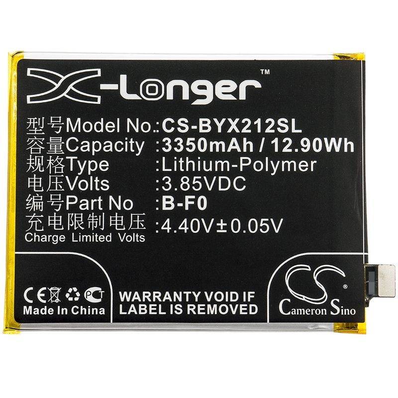 Li-Polymer Battery fits Bbk, vivo x21s, vivo, x21s 3.85V, 3350mAh Communications Cameron Sino Technology Limited (Suspended)