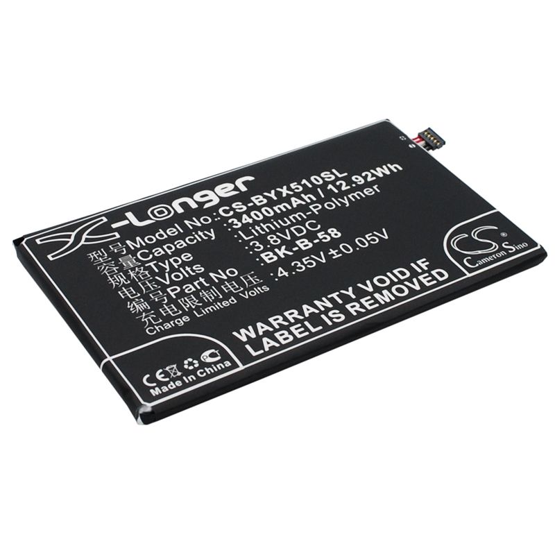 Li-Polymer Battery fits Bbk, vivo x510t, vivo x510w, xplay x510 3.8V, 3400mAh Mobile & SmartPhone Cameron Sino Technology Limited