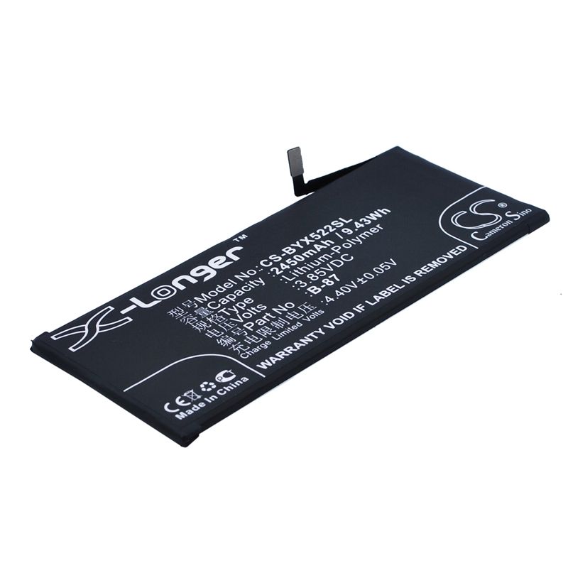 Li-Polymer Battery fits Bbk, vivo x5pro v, vivo x5pro v dual sim 3.85V, 2450mAh Mobile & SmartPhone Cameron Sino Technology Limited
