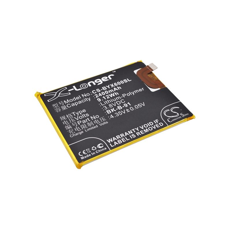 Li-Polymer Battery fits Bbk, vivo x6, vivo x6a, vivo x6a dual sim td-lte 3.8V, 2400mAh Mobile & SmartPhone Cameron Sino Technology Limited