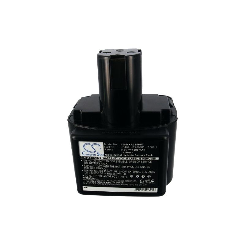Ni-mh Battery Fits Max Rebar, Rb213, Rb215, Rb315 9.6v, 1500mah Power Tools Cameron Sino Technology Limited