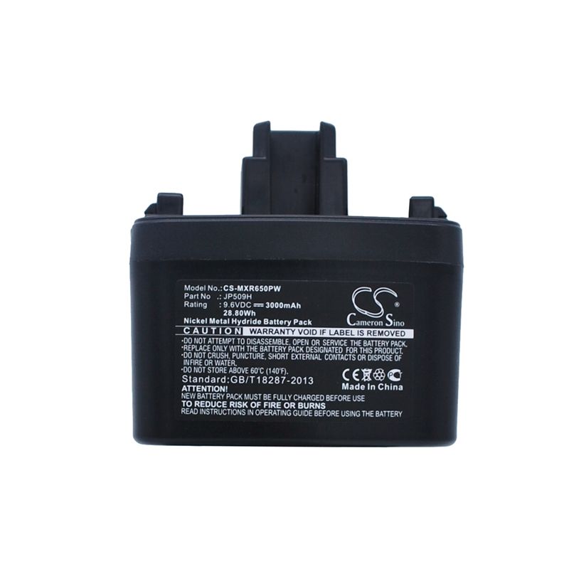 Ni-mh Battery Fits Max Rebar, Rb650, Rb650a, Rb655 9.6v, 3000mah Power Tools Cameron Sino Technology Limited