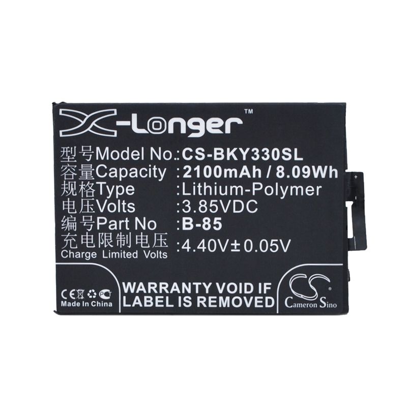 Li-Polymer Battery fits Bbk, vivo y33, vivo y33l 3.85V, 2100mAh Mobile & SmartPhone Cameron Sino Technology Limited