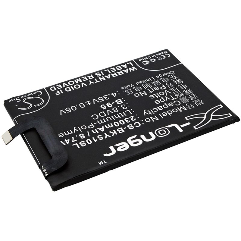 Li-polymer Battery Fits Bbk, Vivo Y51, Vivo Y51 Dual Sim, Vivo Y51 Td-lte 3.8v, 2300mah Mobile & SmartPhone Cameron Sino Technology Limited