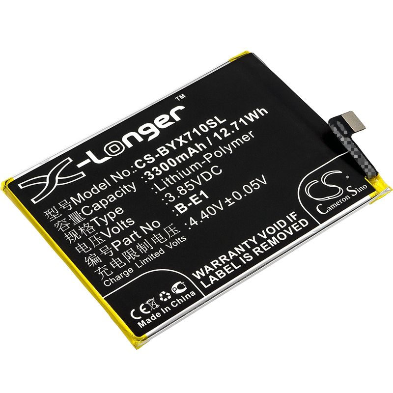 Li-Polymer Battery fits Bbk, vivo y71, y71 dual sim, y71 dual sim td-lte 3.85V, 3300mAh Mobile & SmartPhone Cameron Sino Technology Limited