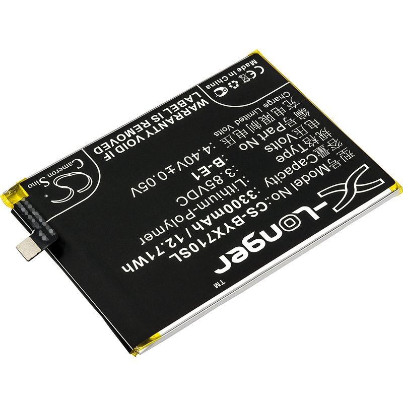 Li-Polymer Battery fits Bbk, vivo y71, y71 dual sim, y71 dual sim td-lte 3.85V, 3300mAh Mobile & SmartPhone Cameron Sino Technology Limited
