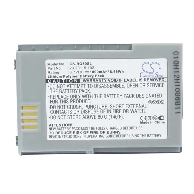 Li-Polymer Battery fits Benq, p50, benq-siemens, p50 3.7V, 1800mAh Mobile & SmartPhone Cameron Sino Technology Limited