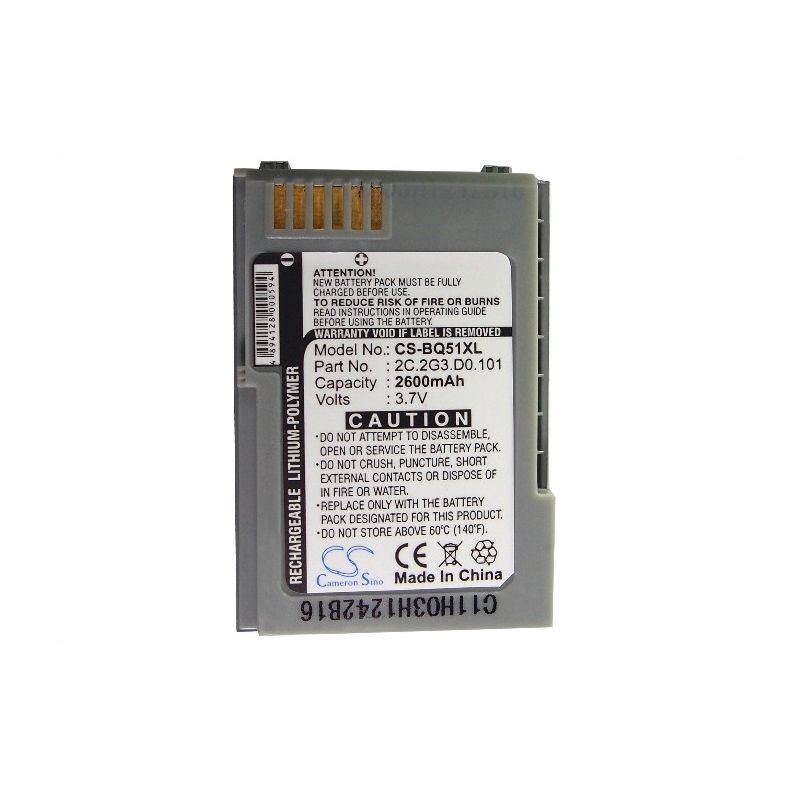 Li-Polymer Battery fits Benq, p51, benq-siemens, p51 3.7V, 2600mAh Communications Cameron Sino Technology Limited (Suspended)