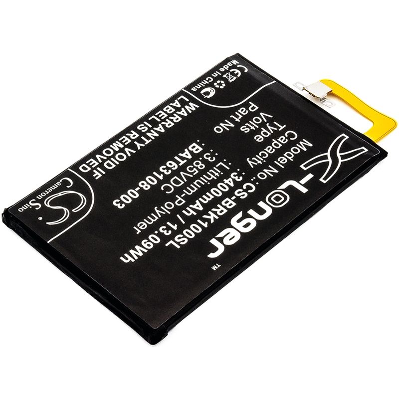 Li-polymer Battery Fits Blackberry, Bbb100-1, Bbb100-1 Td-lte, Bbb100-2 3.85v, 3400mah Mobile & SmartPhone Cameron Sino Technology Limited
