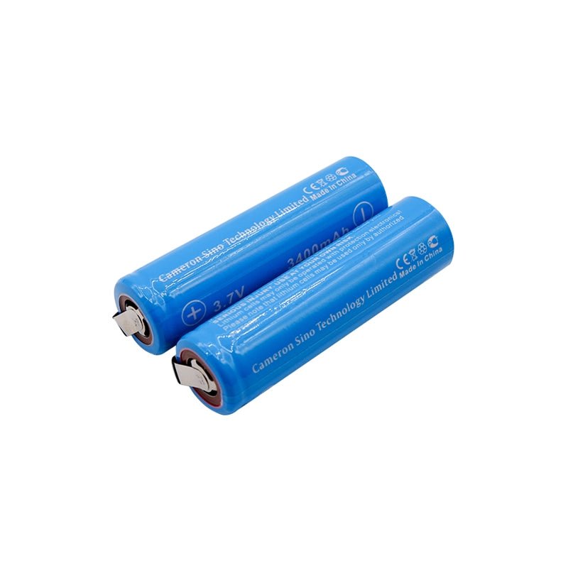 18650 Li-ion Battery Includes 2pcs Pack With Solder Tabs 3.7v, 3400mah 18650 Cameron Sino Technology Limited