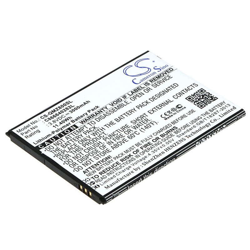 Li-polymer Battery Fits Blu, L050, Life Onexl, Life Xl 3.8v, 3000mah Mobile & SmartPhone Cameron Sino Technology Limited