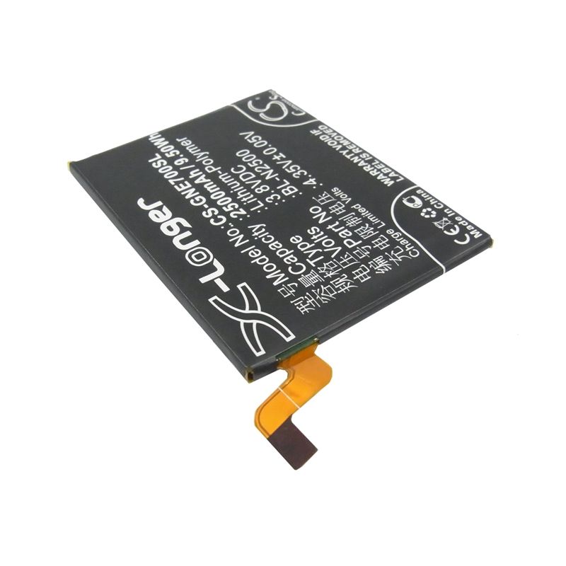 Li-polymer Battery Fits Blu, L259l, L260l, Life Pure Xl 3.8v, 2500mah Mobile & SmartPhone Cameron Sino Technology Limited