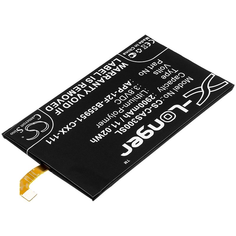 Li-Polymer Battery fits Cat, s30, caterpillar, s30 3.8V, 2900mAh Mobile & SmartPhone Cameron Sino Technology Limited