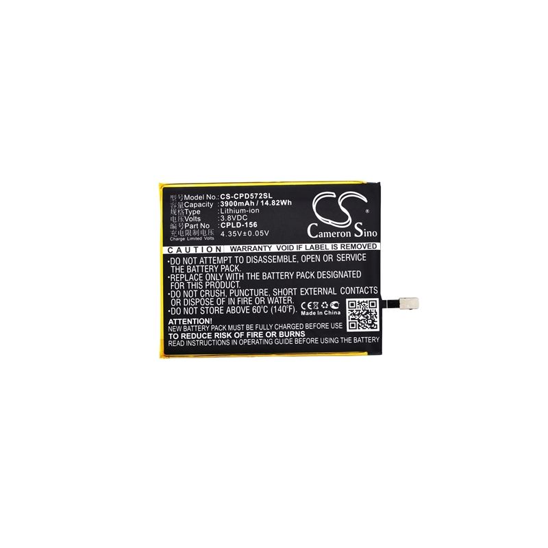 Li-Polymer Battery fits Coolpad,5721,8721 3.8V, 3900mAh Communications Cameron Sino Technology Limited (Suspended)