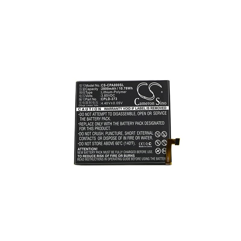 Li-Polymer Battery fits Coolpad, a8, a8-930 3.85V, 2800mAh Mobile & SmartPhone Cameron Sino Technology Limited