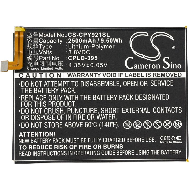 Li-Polymer Battery fits Coolpad, fengshang pro 2, fengshang pro 2 dual sim, fengshang pro 2 dual sim td-lte 3.8V, 2500mAh Mobile & SmartPhone Cameron Sino Technology Limited